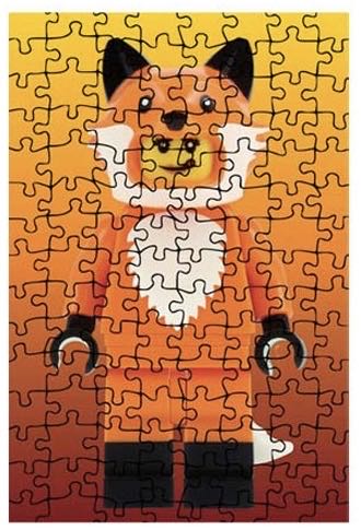 Lego Mystery Minifigure: Fox . - Lego puzzle collectible - Main Image 2