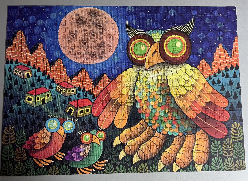 Alpine Owl - Art & Fable Puzzle Company puzzle collectible [Barcode 850006234608] - Main Image 4