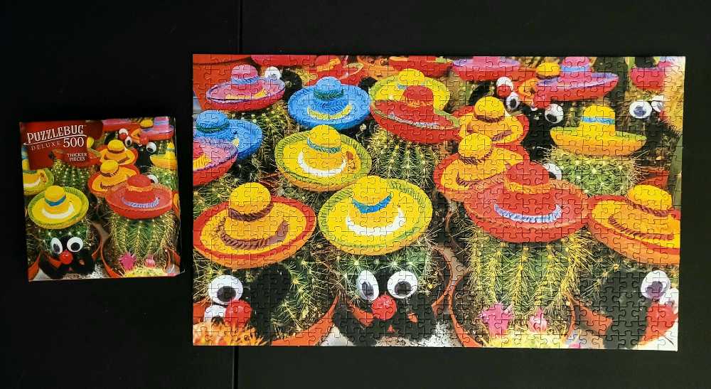 Cute And Funny Cacti - Puzzlebug Deluxe puzzle collectible [Barcode 195464091654] - Main Image 2