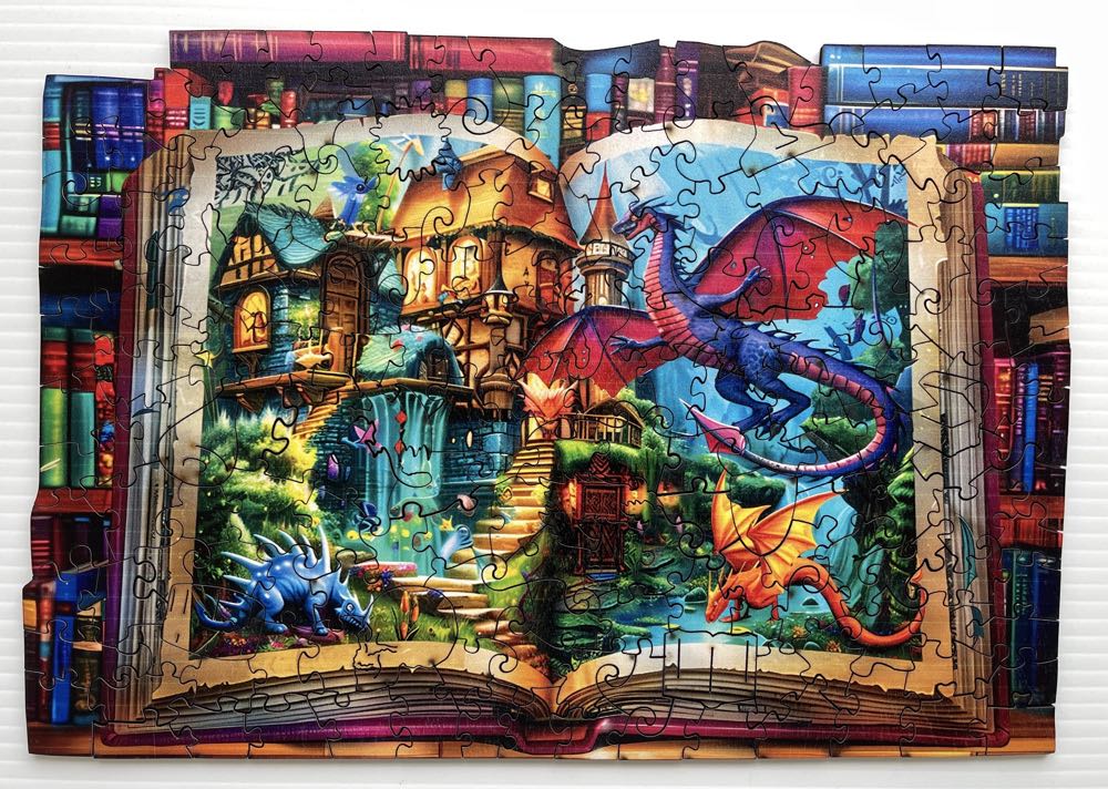 Enchanted World In a Book Wooden Puzzle - Temu puzzle collectible - Main Image 2