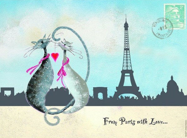 From Paris With Love 🟦 - Ravensburger/Nathan puzzle collectible [Barcode 4005556871407] - Main Image 2