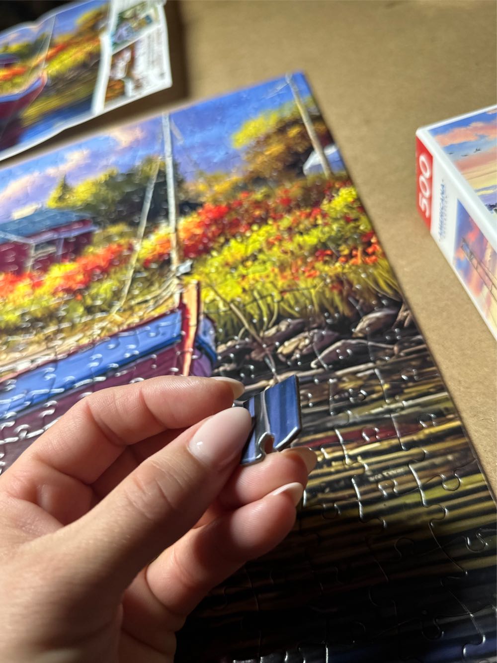 Old Boathouse - From Nannie 🐝 - Buffalo puzzle collectible [Barcode 079346370092] - Main Image 4