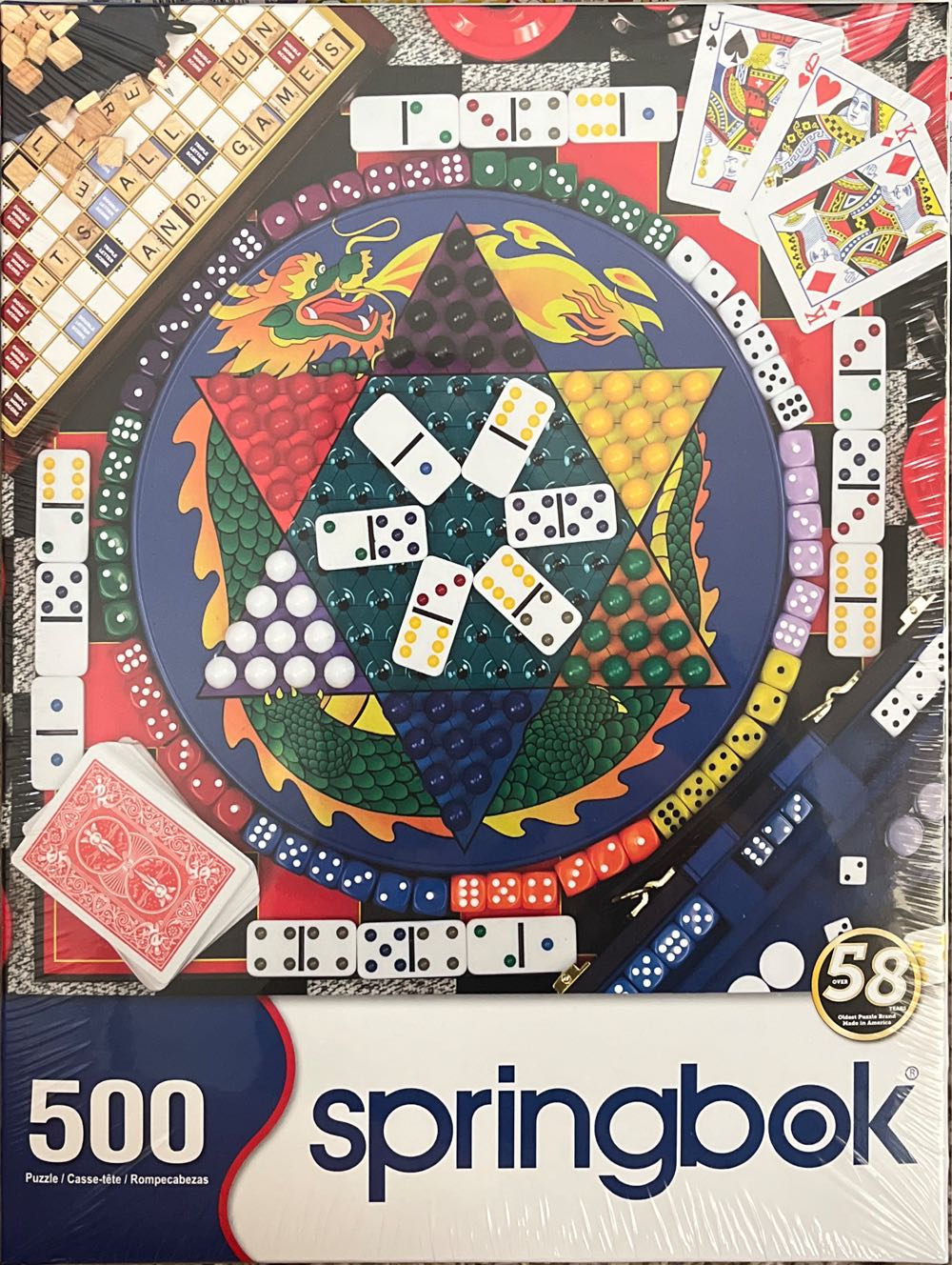 Sure Lox 10 Puzzle Set Horse Collies Kitten Cabin Barn Castle Desert New Sealed