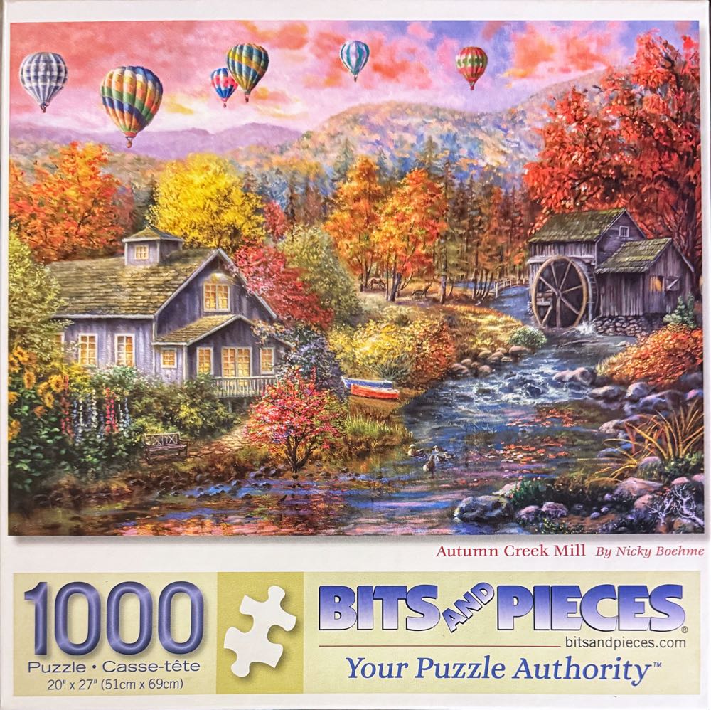 Autumn Creek Mill - Bits And Pieces puzzle collectible [Barcode 192949075314] - Main Image 2