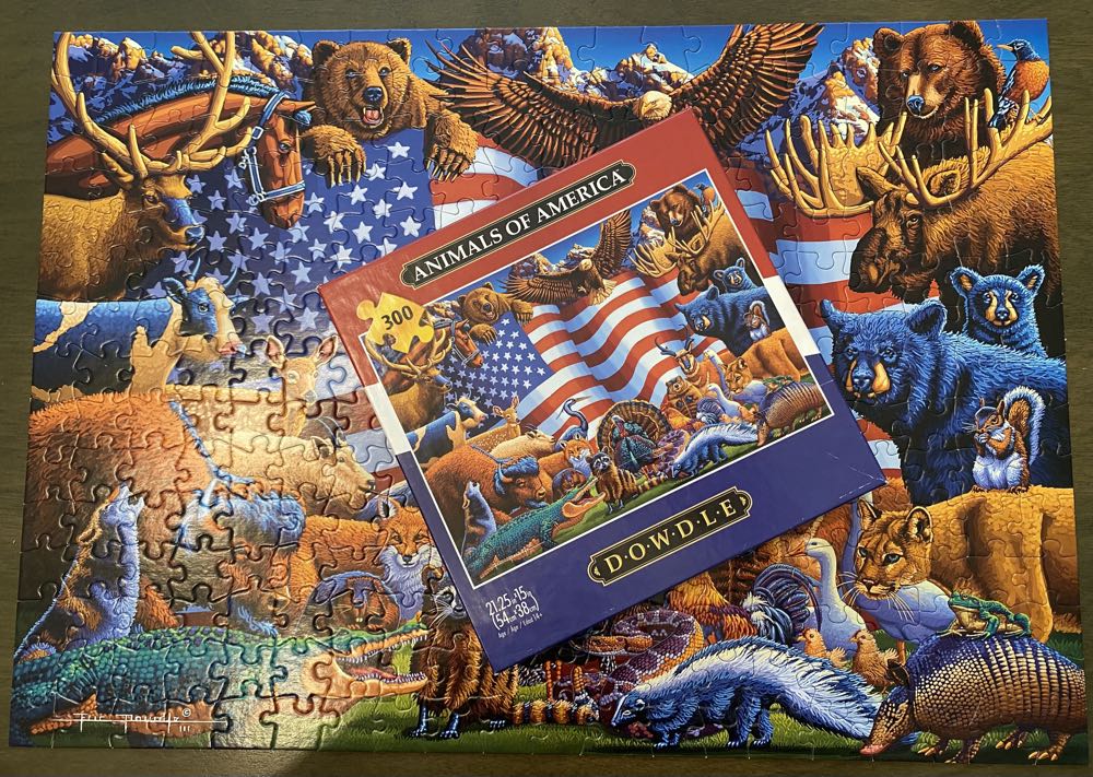 Animals Of America BAC - Buffalo puzzle collectible [Barcode 079346228195] - Main Image 3