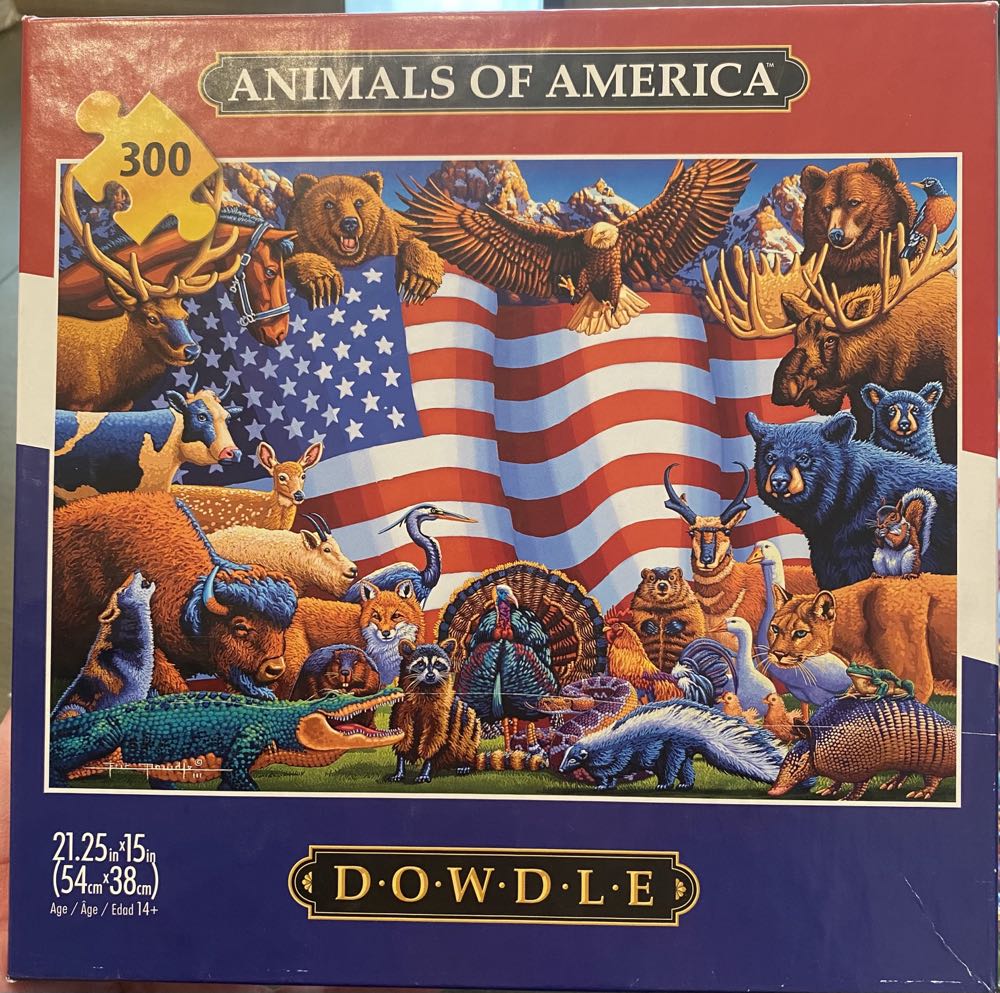 Animals Of America BAC - Buffalo puzzle collectible [Barcode 079346228195] - Main Image 4