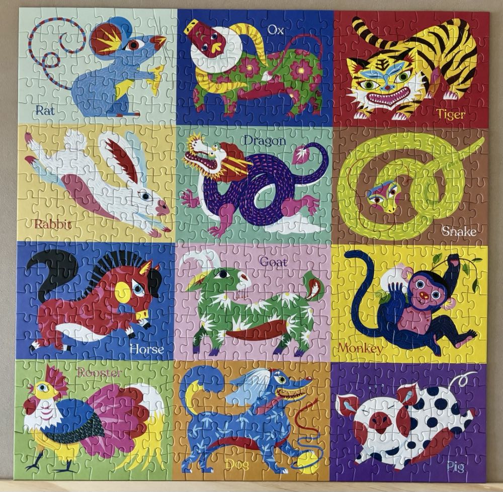 Chinese Zodiac - Mudpuppy puzzle collectible [Barcode 9780735382503] - Main Image 2