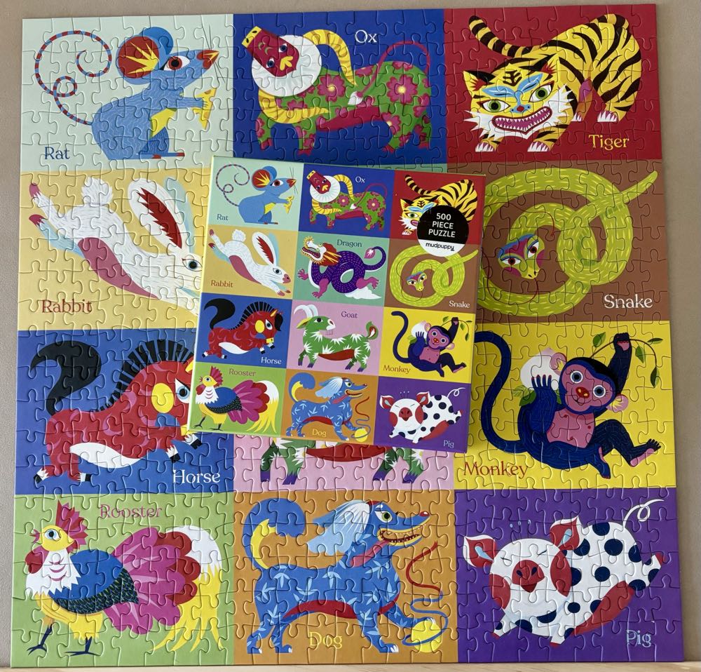 Chinese Zodiac - Mudpuppy puzzle collectible [Barcode 9780735382503] - Main Image 3