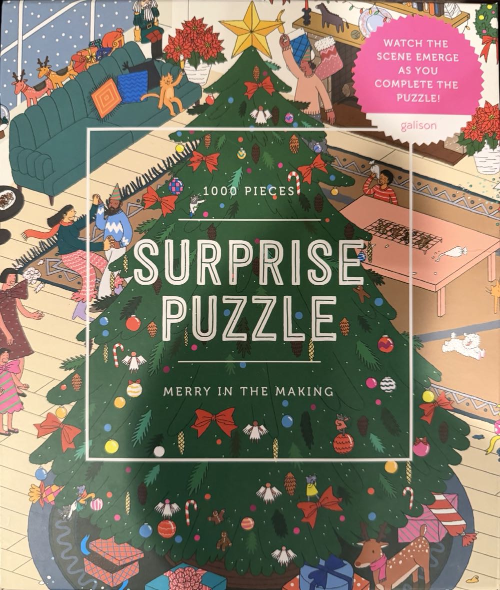 Merry In The Making-NIB-FOR SALE - Galison puzzle collectible [Barcode 9780735383364] - Main Image 2