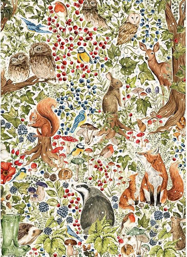 The Art File: Woodland Wildlife - Gibsons puzzle collectible [Barcode 5012269072174] - Main Image 2