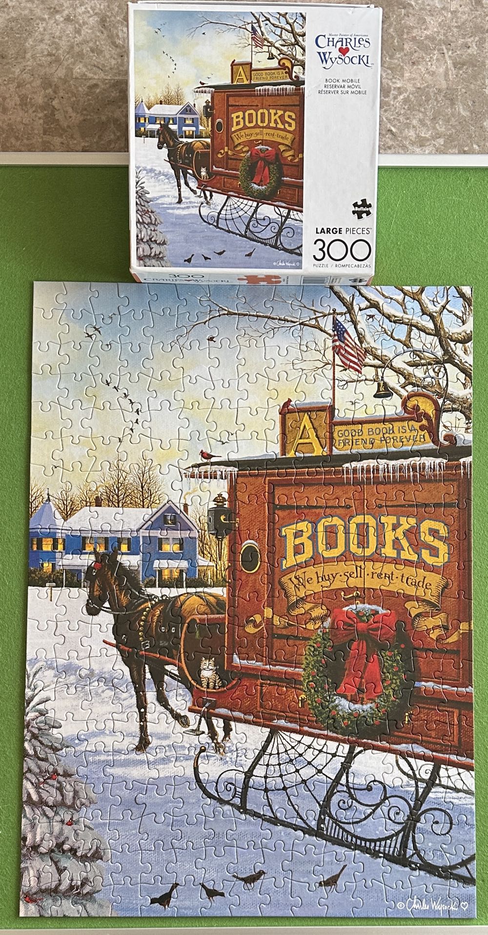 Book Mobile - Buffalo Games puzzle collectible [Barcode 079346226160] - Main Image 2