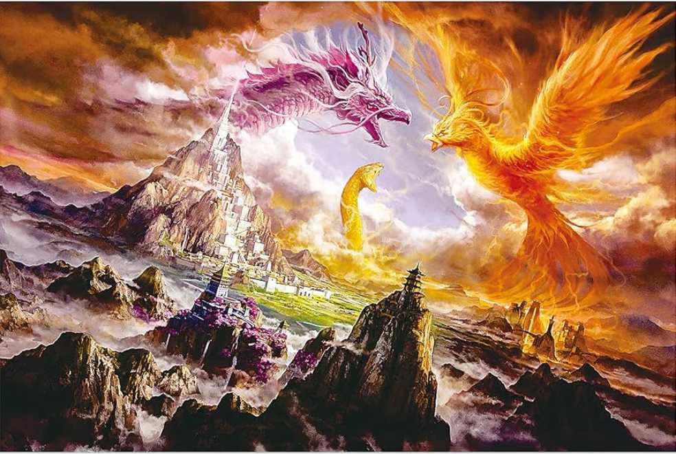 Roseart Home Country Warming House Piece Jigsaw Puzzle For Adults