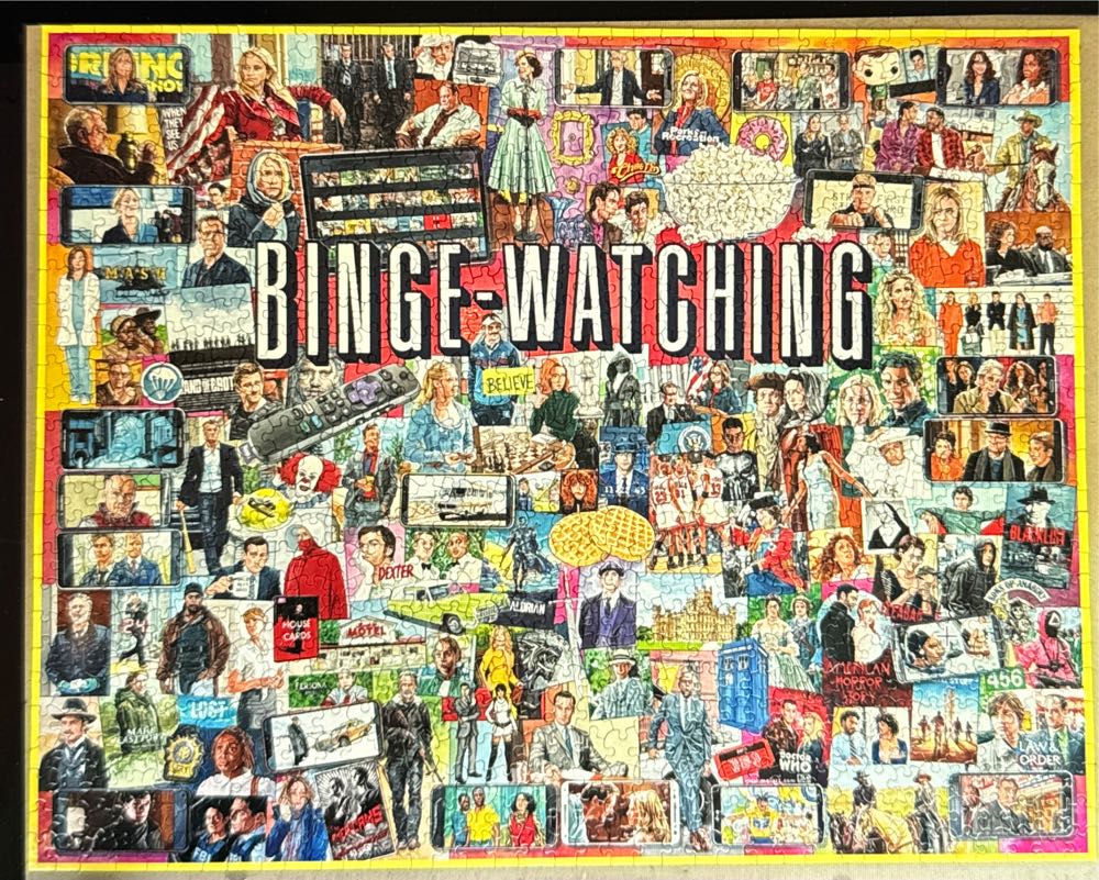 Binge Watching - White Mountain puzzle collectible - Main Image 2