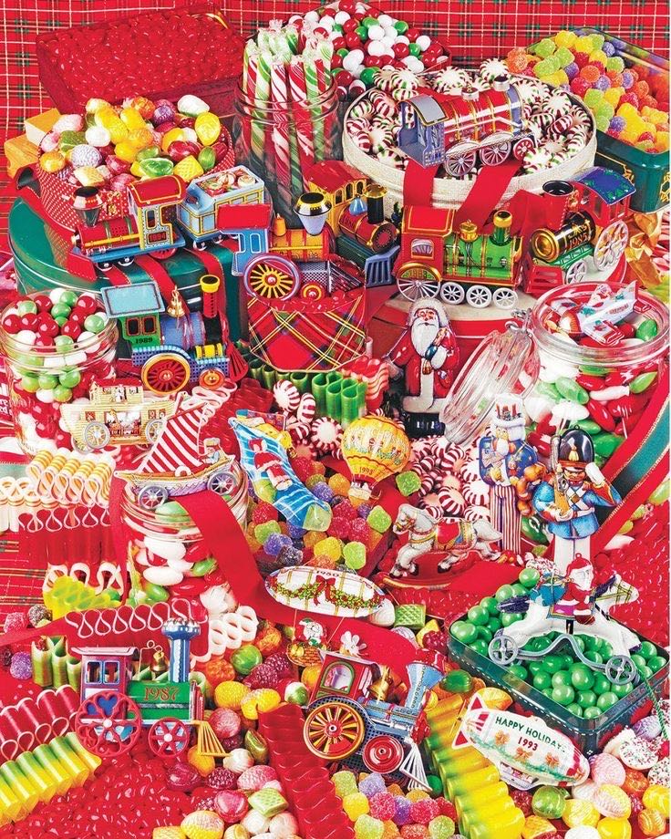 Christmas Candies - Springbok puzzle collectible [Barcode 091683014927] - Main Image 2