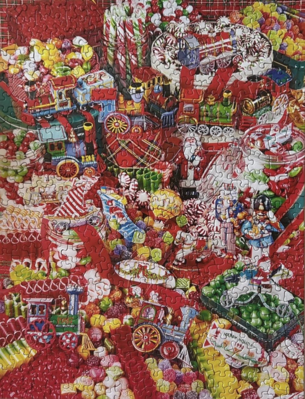 Christmas Candies - Springbok puzzle collectible [Barcode 091683014927] - Main Image 3