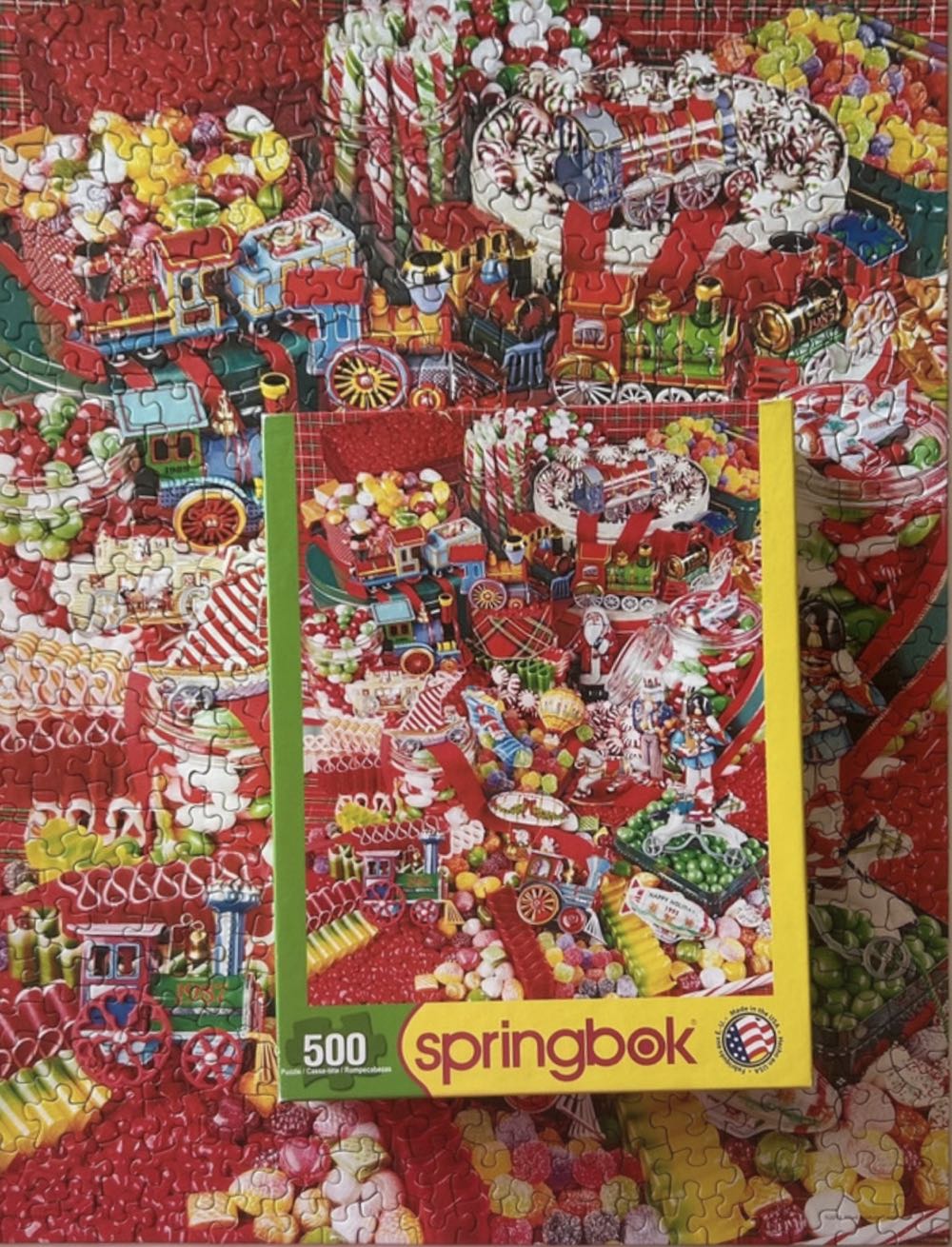 Christmas Candies - Springbok puzzle collectible [Barcode 091683014927] - Main Image 4