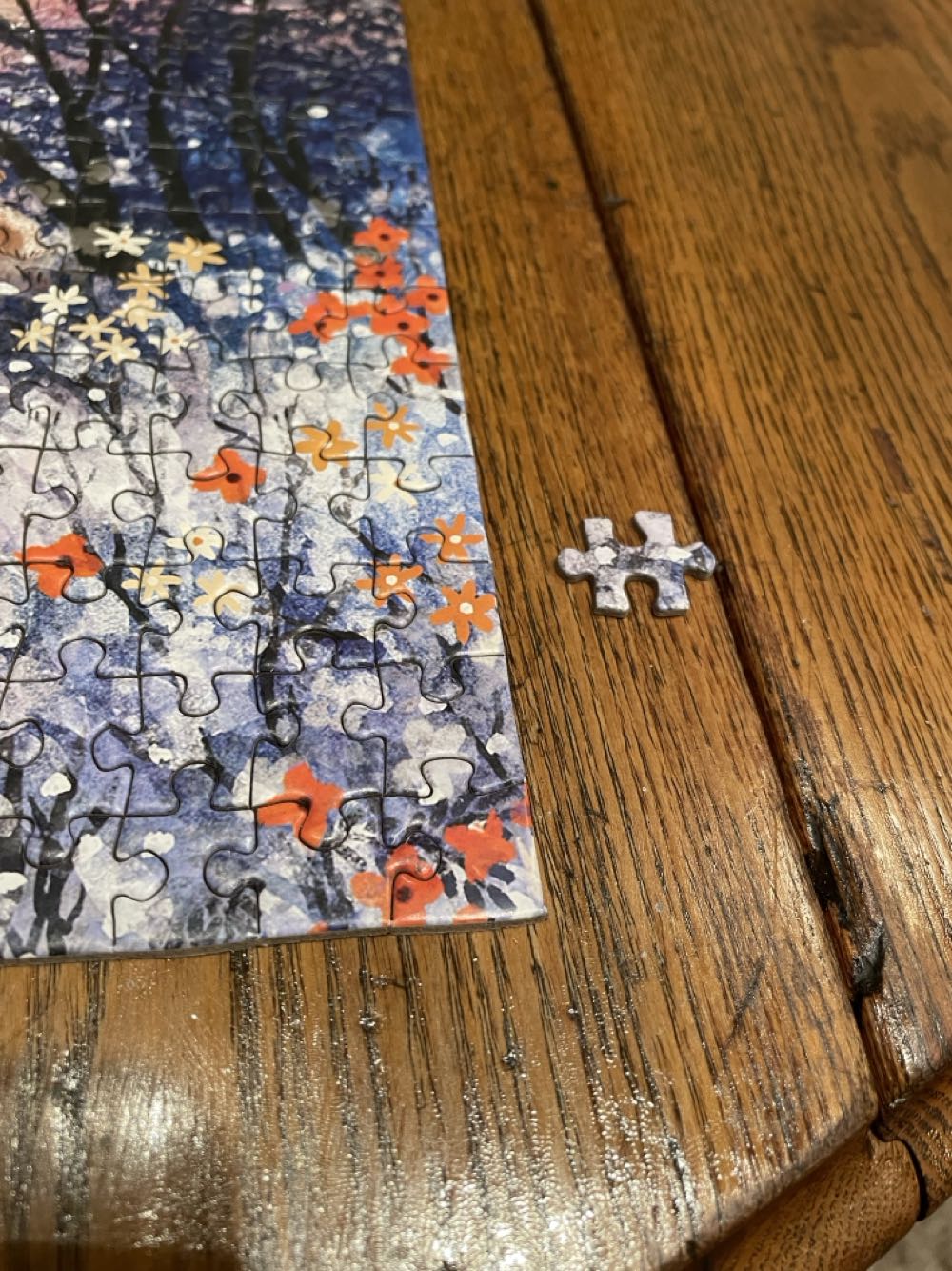 Enchanted Snowfall - Galison puzzle collectible [Barcode 9780735382558] - Main Image 2