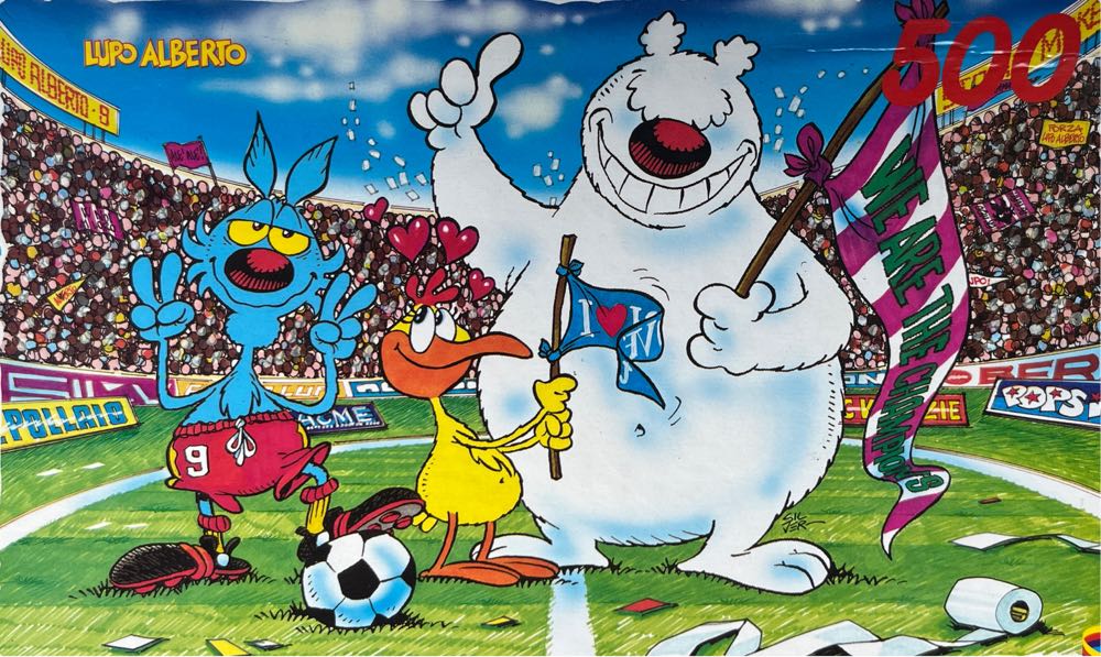 Wolve Lupo Alberto 9455 🟦🇨🇦 - Schmidt Puzzle puzzle collectible [Barcode 4002998094555] - Main Image 2