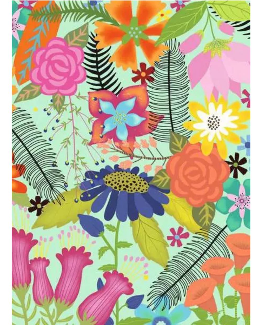 Flower Jungle - Ravensburger puzzle collectible [Barcode 4005555013822] - Main Image 2