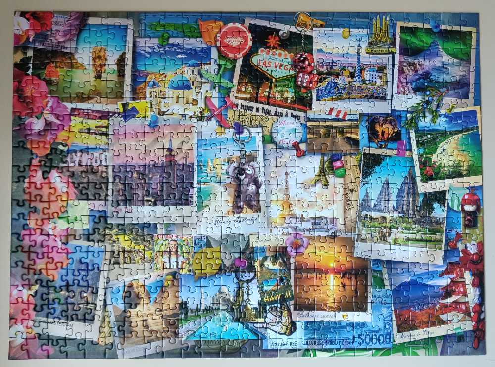 World Travel Pinboard - Ravensburger puzzle collectible [Barcode 4005555014898] - Main Image 2
