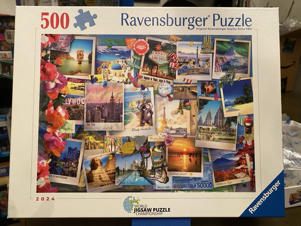World Travel Pinboard - Ravensburger puzzle collectible [Barcode 4005555014898] - Main Image 3