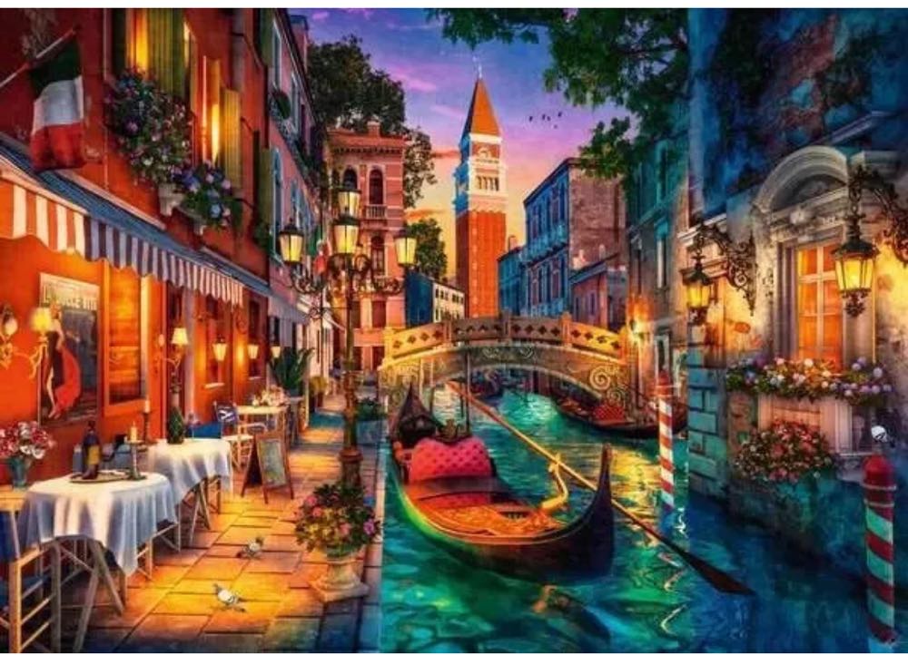 Canal Cruise In Venice - Ravensburger puzzle collectible [Barcode 4005555014393] - Main Image 2
