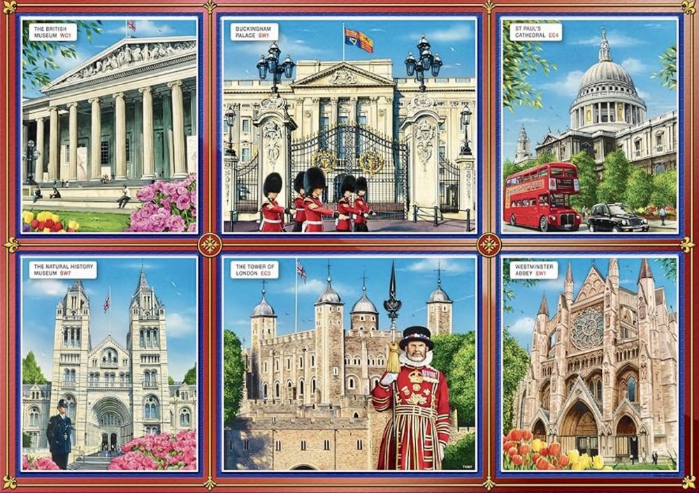I Love London : Landmarks • - Ravensburger puzzle collectible [Barcode 4005556140367] - Main Image 2