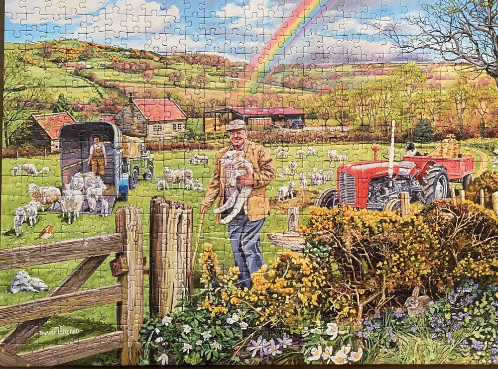 Happy Days at Work #9 - The Farmer - Ravensburger puzzle collectible [Barcode 4005556143603] - Main Image 2
