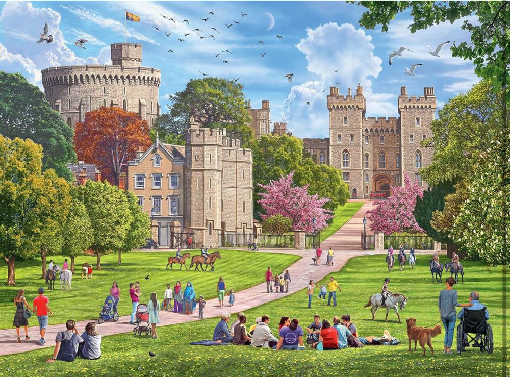 Windsor Castle • - Ravensburger puzzle collectible [Barcode 4005556171408] - Main Image 2