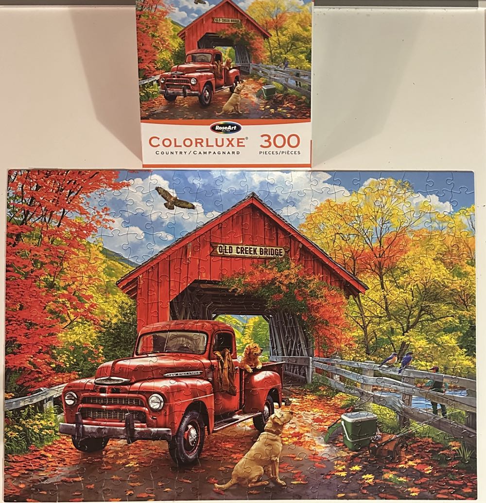 Old Creek Bridge - Rose Art puzzle collectible [Barcode 4895145426244] - Main Image 2