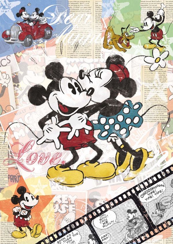 Retro Mickey - BORROWED - Ravensburger puzzle collectible [Barcode 4005556141180] - Main Image 2