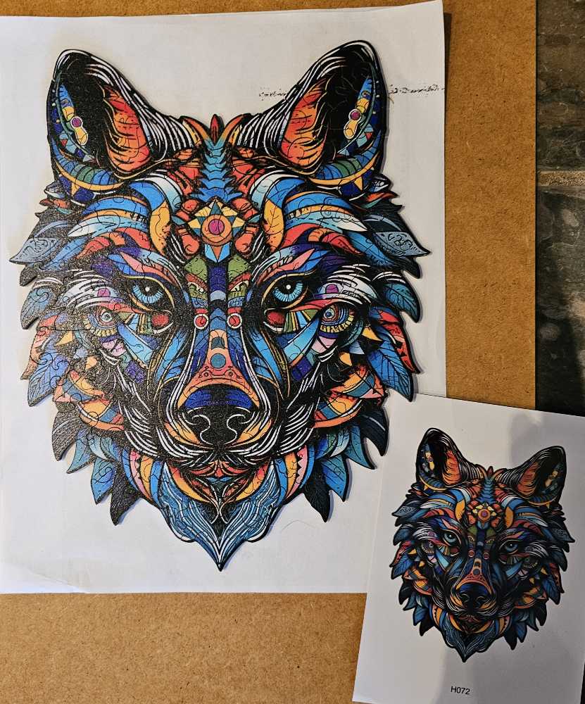 Wolf  - Wooden Puzzle puzzle collectible - Main Image 2