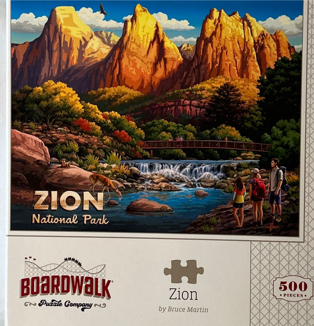 Zion National Park (NIB)NFT - Boardwalk puzzle collectible [Barcode 671095205894] - Main Image 2