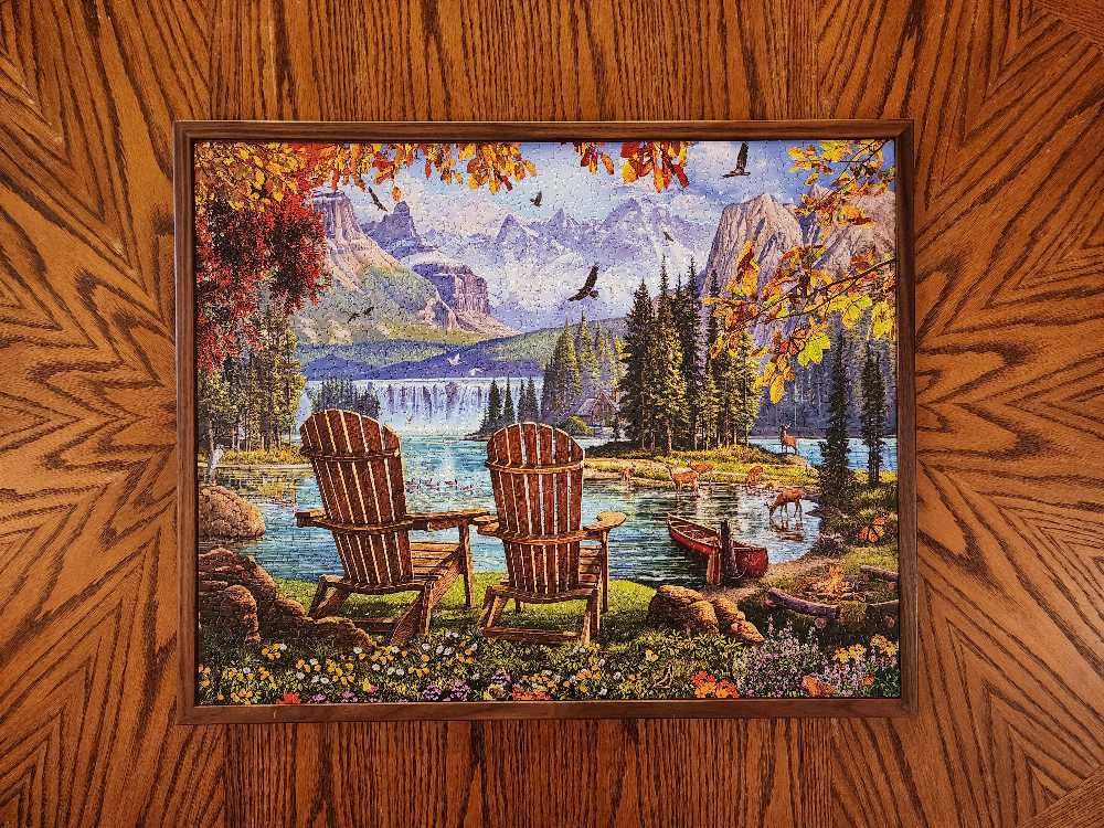 Mountain Paradise (NIB) NFT - White Mountain puzzle collectible [Barcode 724819268269] - Main Image 2