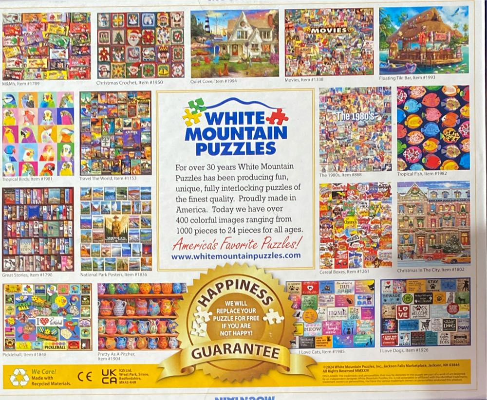 Mountain Paradise (NIB) NFT - White Mountain puzzle collectible [Barcode 724819268269] - Main Image 3