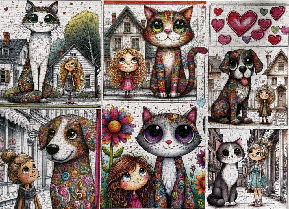 Giant Friendships - Delfy puzzle collectible [Barcode 733968109576] - Main Image 2