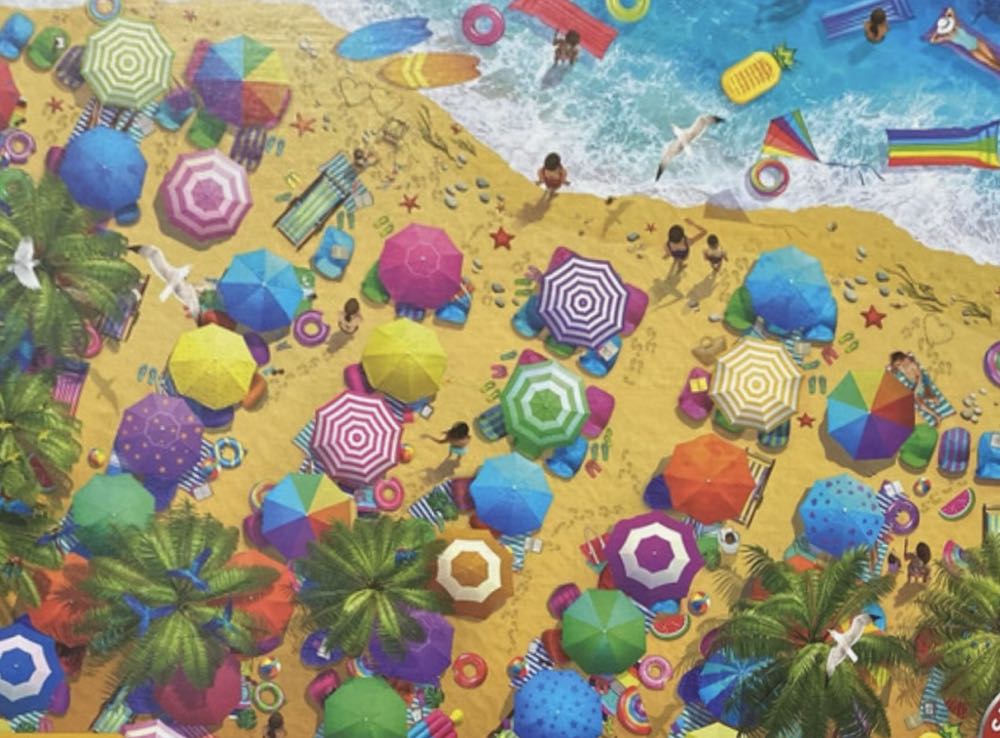 Beach Summer Fun - EuroGraphics puzzle collectible [Barcode 0628136658713] - Main Image 2