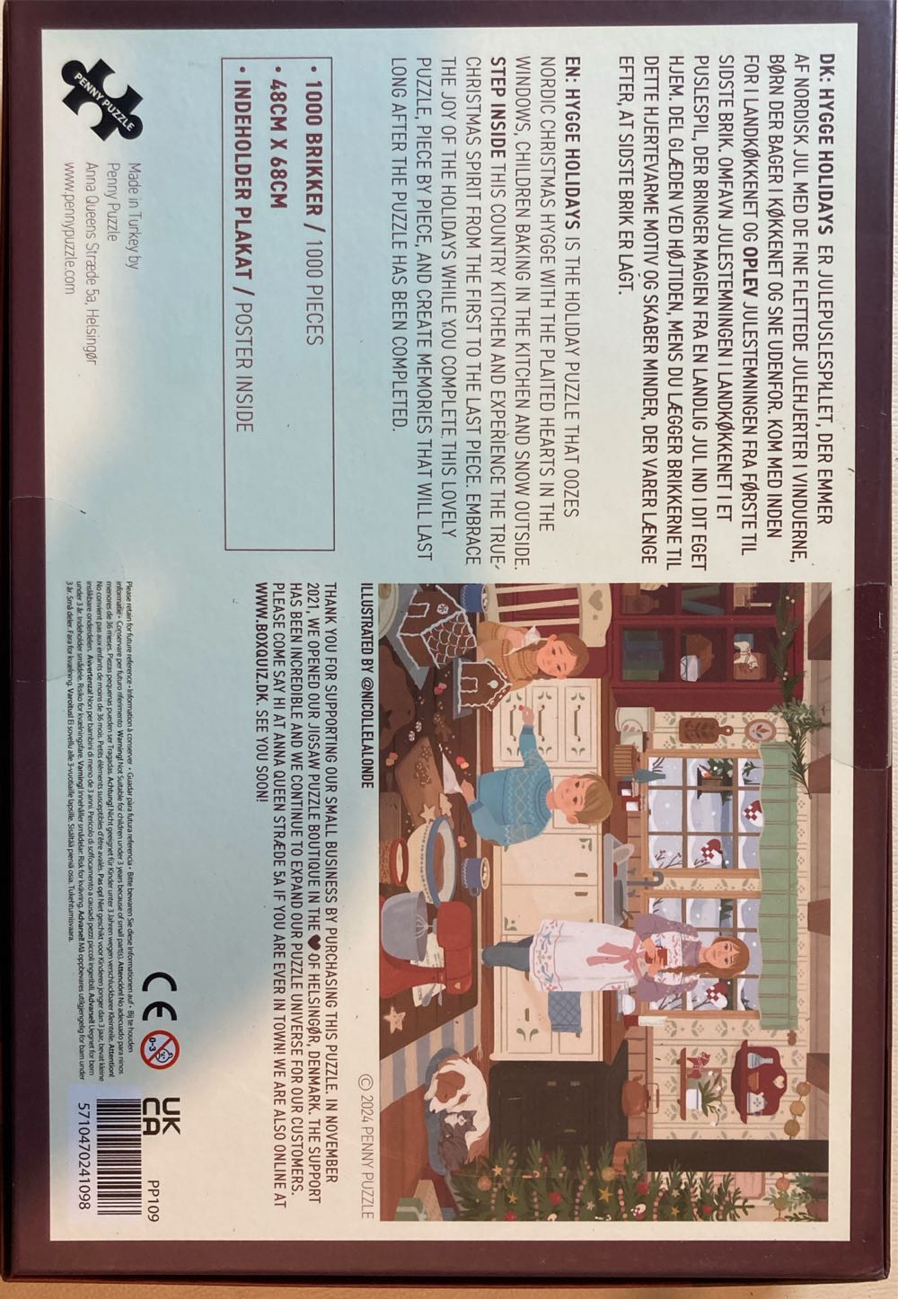 Hygge Holidays - Penny Puzzle puzzle collectible [Barcode 5710470241098] - Main Image 2