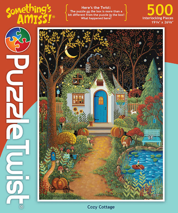 Cozy Cottage - PuzzleTwist puzzle collectible [Barcode 614399102155] - Main Image 2