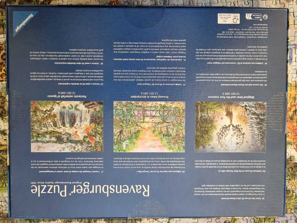 Fantastic Waterfall Of Iguazu - Ravensburger puzzle collectible [Barcode 4005555010906] - Main Image 4