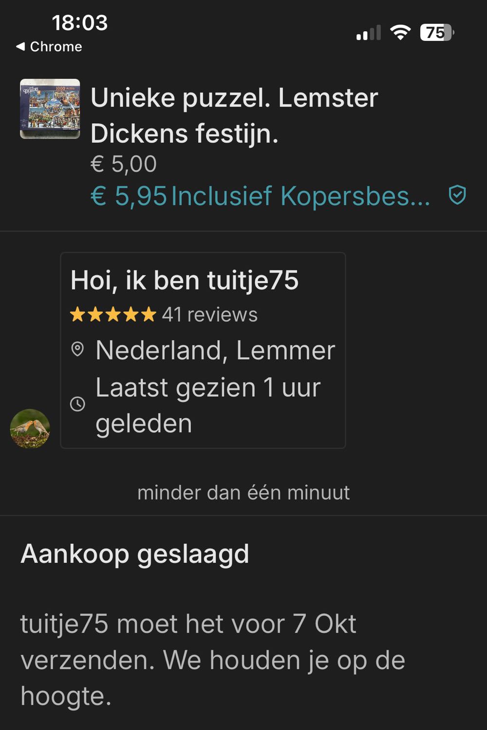 Lemster Dickens Festijn 🟦 - Stoffel En Wim Producties puzzle collectible - Main Image 3