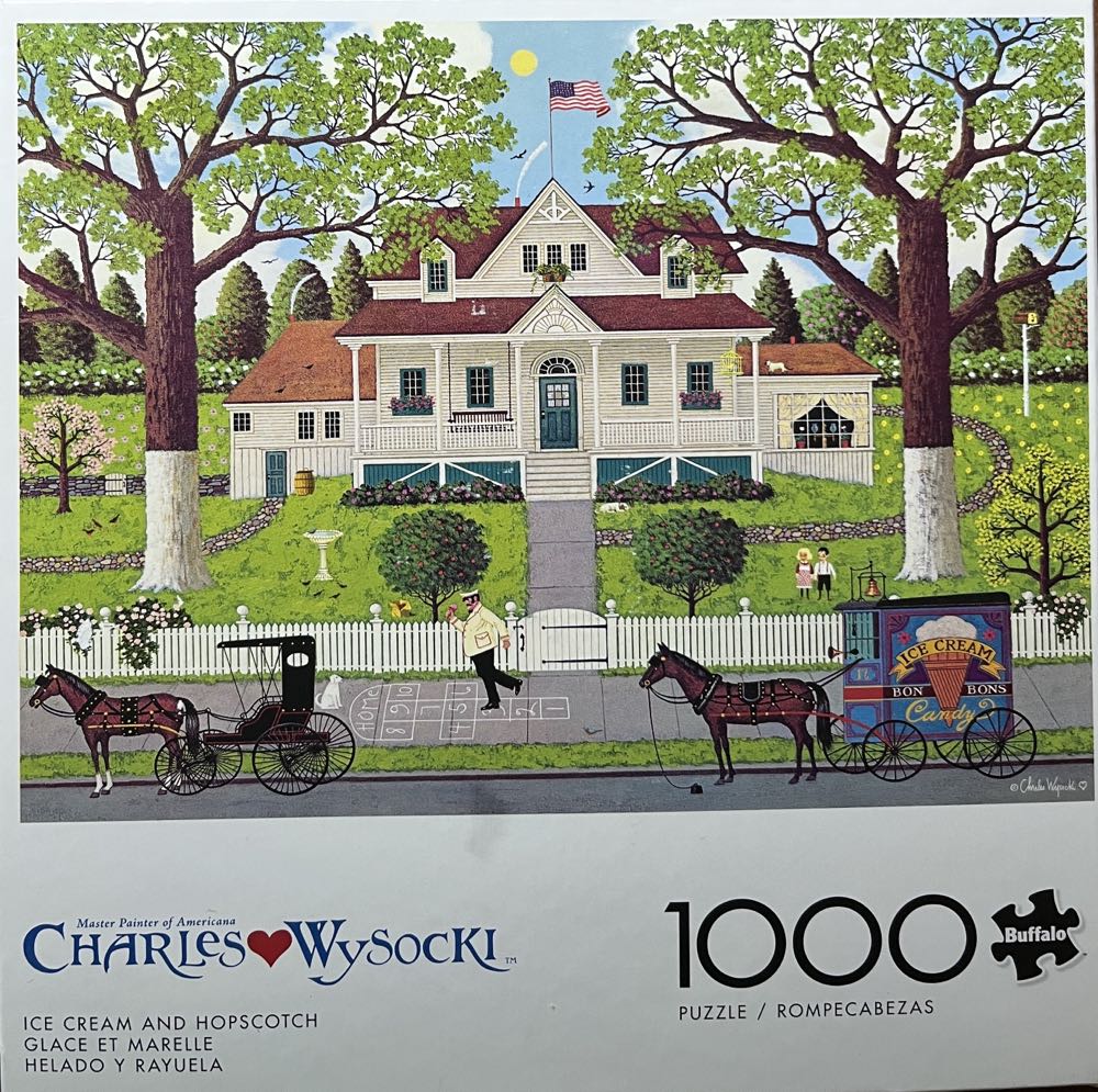 Ice Cream And Hopscotch - Buffalo 🇺🇸 puzzle collectible [Barcode 079346133130] - Main Image 3