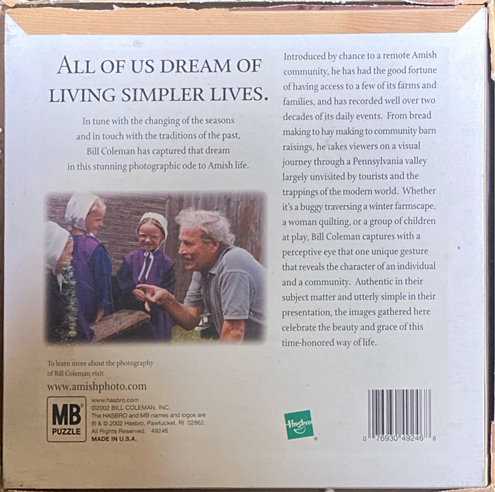 The Old School - Milton Bradley (MB) puzzle collectible [Barcode 076930492468] - Main Image 2