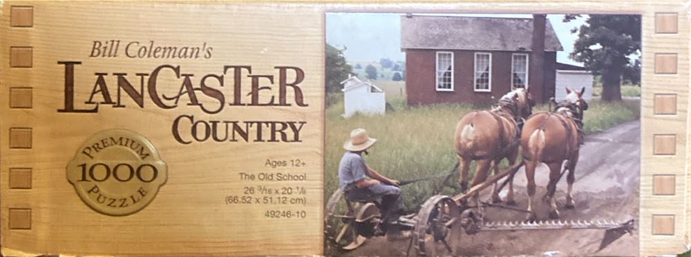 The Old School - Milton Bradley (MB) puzzle collectible [Barcode 076930492468] - Main Image 3