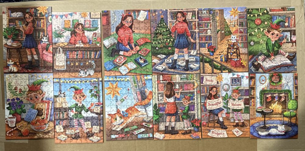 Advent Calendar A Christmas Bookshop - Reverie Puzzles puzzle collectible [Barcode 9305000280447] - Main Image 3