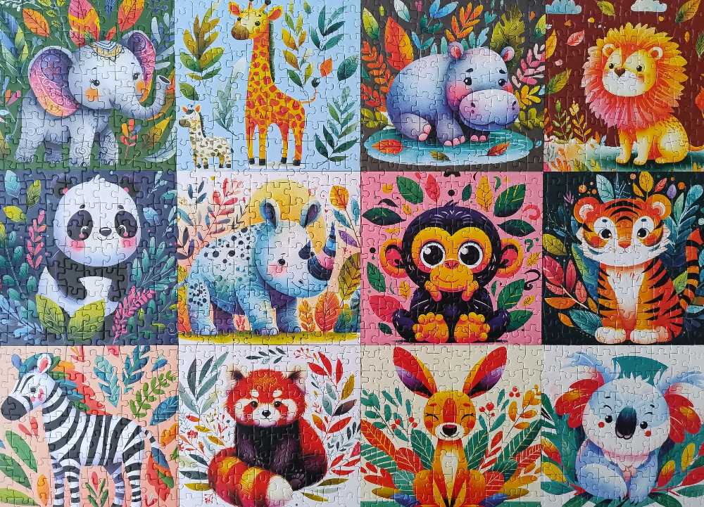 Wildlife Diversity - Delfy puzzle collectible [Barcode 733968109651] - Main Image 2