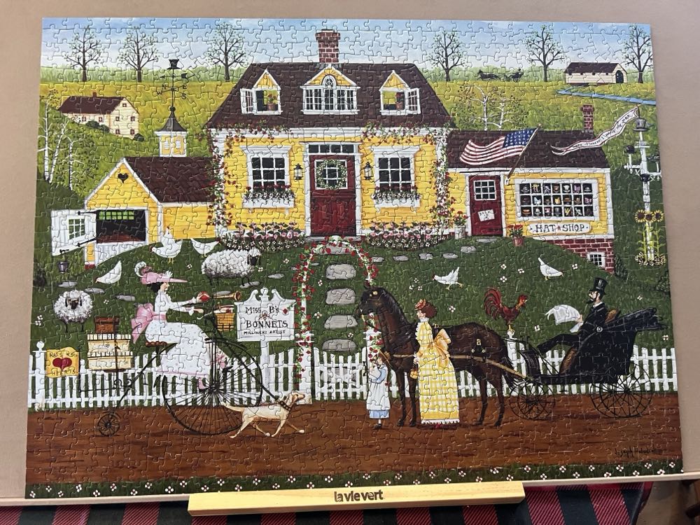 Miss B’s Bonnets - Bits And Pieces puzzle collectible [Barcode 704812406257] - Main Image 2