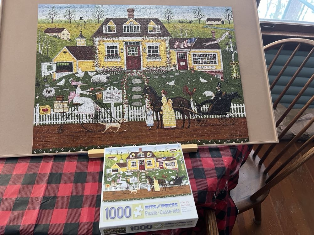 Miss B’s Bonnets - Bits And Pieces puzzle collectible [Barcode 704812406257] - Main Image 3