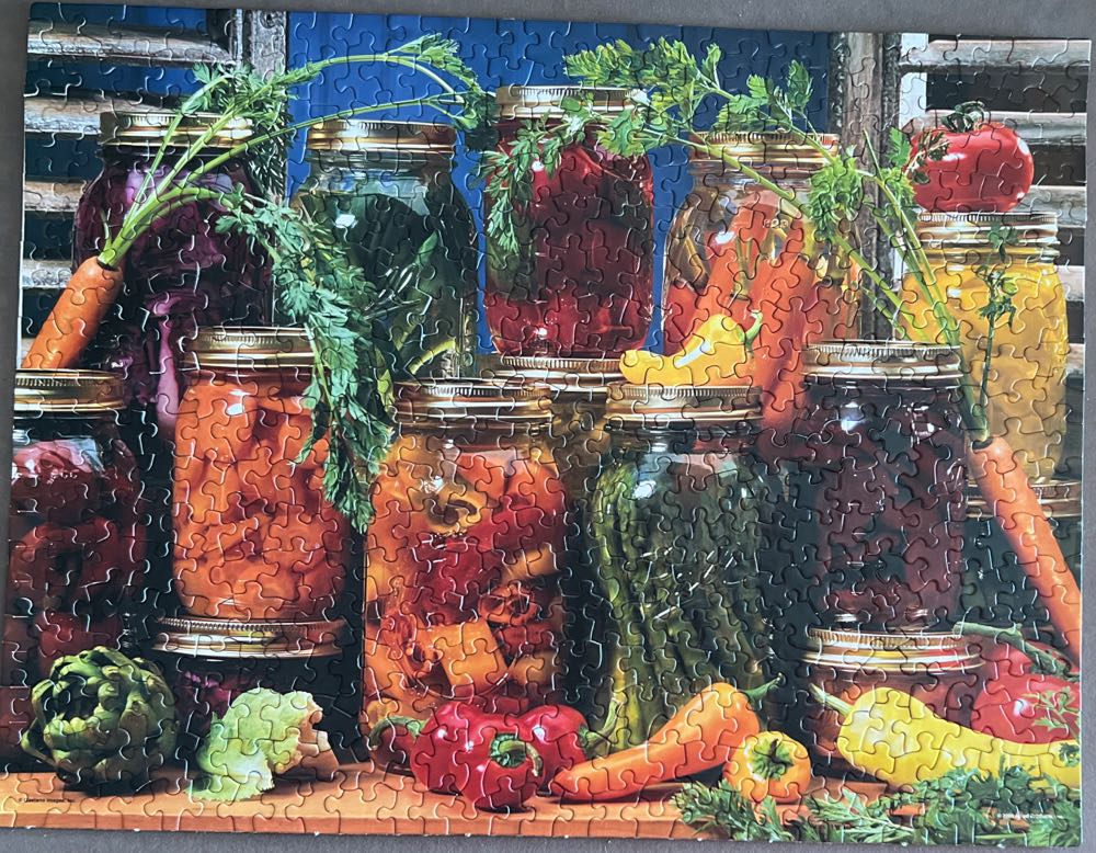 Canned Veggies - Springbok Puzzles puzzle collectible [Barcode 091683014354] - Main Image 2