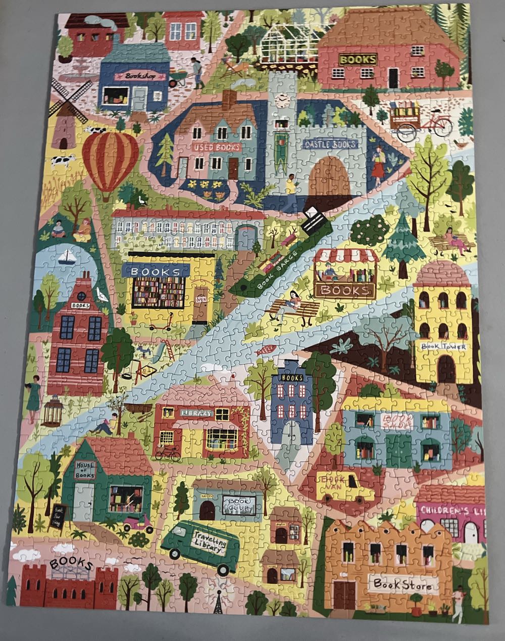 Book Lover’s Town - Puzzle Weekend puzzle collectible [Barcode 198715867794] - Main Image 4